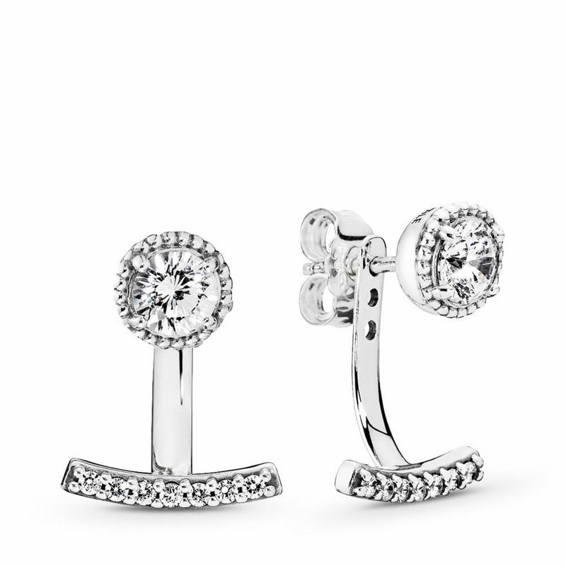 Pandora Abstract Elegance Drop Earrings Silver Egypt HT5784962